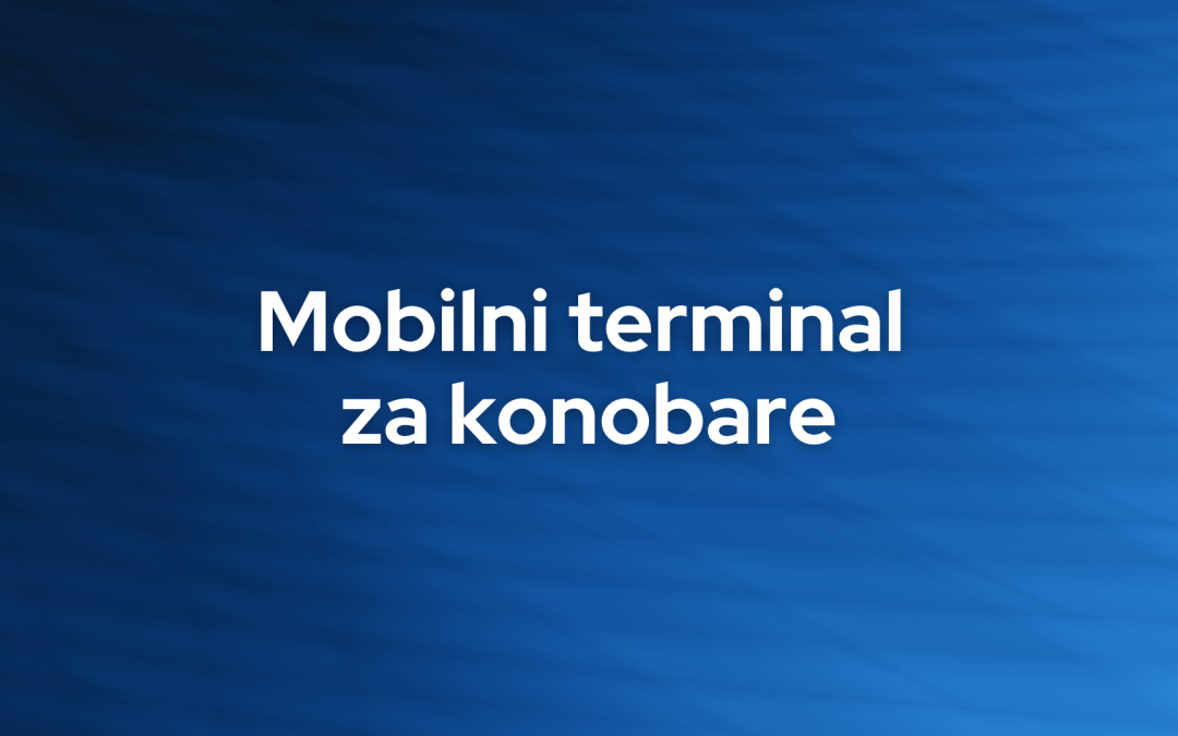 NOVO – Mobilni terminal za konobare